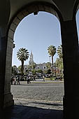 Arequipa, Plaza de Armas with the Cathedral 